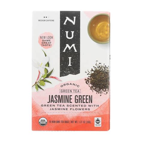 Buy Numi Tea Jasmine Green Tea – Medium Caffeine – 18 Bags Online ...