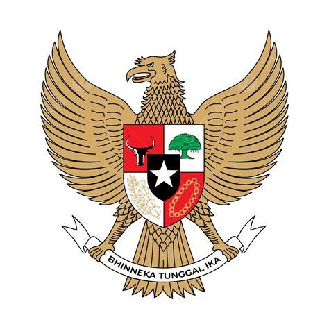 Garuda Pancasila Emblem Vector, Garuda Pancasila, Pancasila Symbol ...