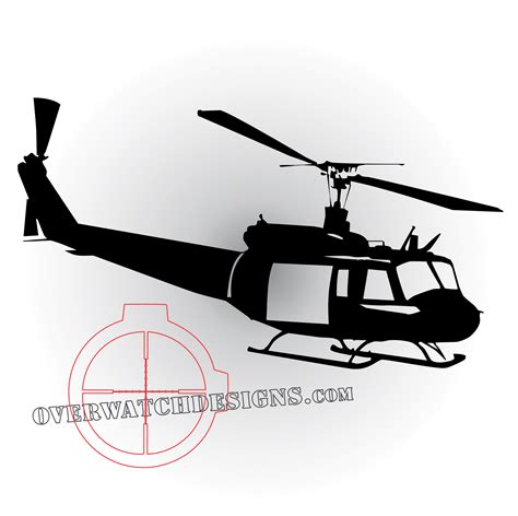 UH-1 Huey Helicopter - Overwatch Designs