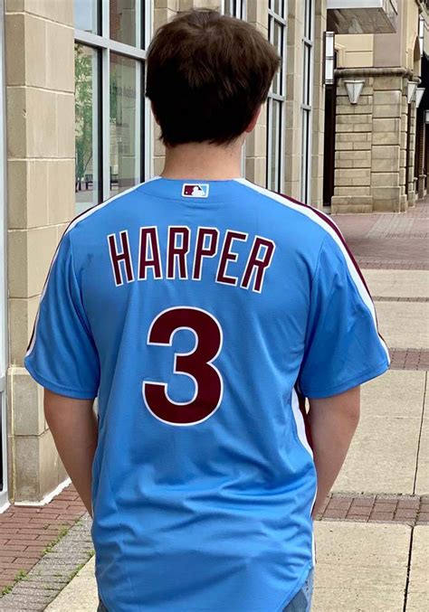 Bryce Harper Philadelphia Phillies Mens Replica Throwback Jersey ...