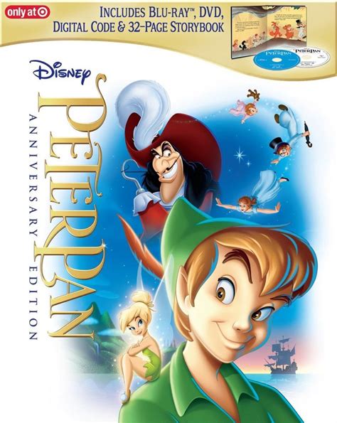 PETER PAN ANNIVERSARY EDITION TARGET EXCLUSIVE BLU-RAY DIGIBOOK (DISNEY ...