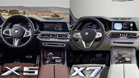 2019 BMW X5 VS BMW X7 - INTERIOR - YouTube