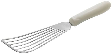 Fish Spatula, 6.5" Blade, White PP Handle - LionsDeal