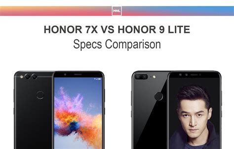 Honor 7X vs Honor 9 Lite — Specs Comparison