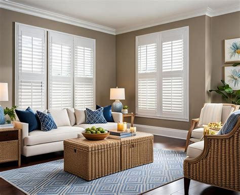 The Complete Guide to Living Room Plantation Shutters - Corley Designs