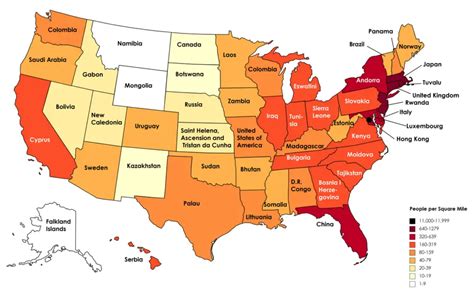 U.S. Population Density Mapped - Vivid Maps