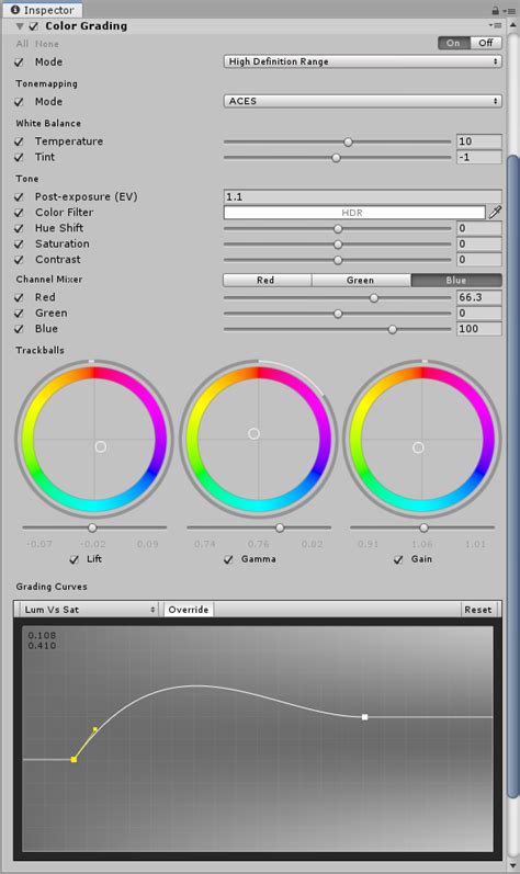 Fine-Tune Color Grading with the Post Processing Stack - Unity Learn