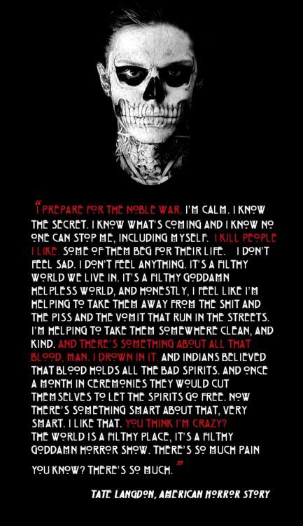 Tate Langdon Quotes. QuotesGram