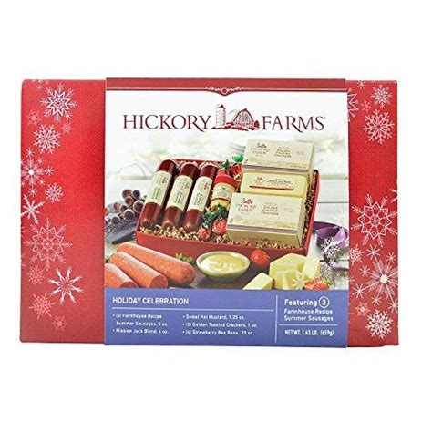 Hickory Farms Holiday Celebration 1.45 pounds, Includes: Summer Sausage ...