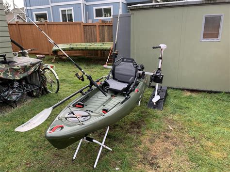 New set up for the summer. Crescent Kayaks ultra lite with trolling ...