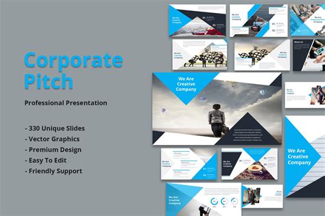 Corporate Pitch Powerpoint Template | Presentation Templates ~ Creative ...