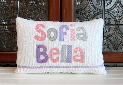 Personalized Name Pillow for Baby Girl Toddler Name Pillow | Etsy