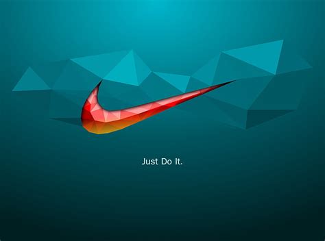 HD wallpaper: Nike, Just Do It., red, no people, white color, shape ...