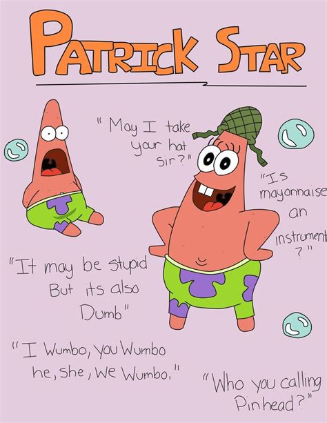 Incredible Patrick Star Quotes Birthday Wishes References – QUOTES