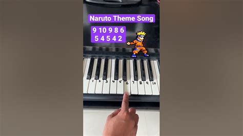 Naruto Theme Song on Piano | Easy #naruto #narutoshippuden #pianolesson ...