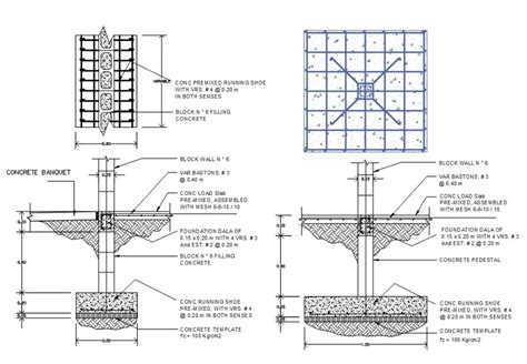 Foundation plan drawing: How to draw, Steps, AutoCAD, raft, strip