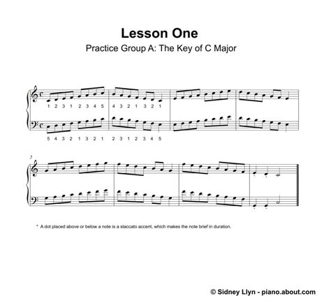 Printable Piano Lesson Book