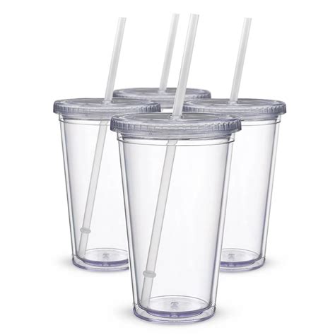 Classic Insulated Tumblers 16 oz. Double Wall Acrylic 4 pack / lot ...