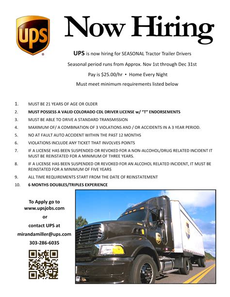 Hiring Truck Driver At Ups Salary - amabp