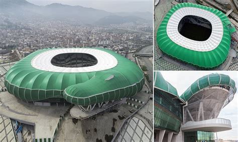 Behold the jaw-dropping crocodile-shaped football stadium in Turkey ...