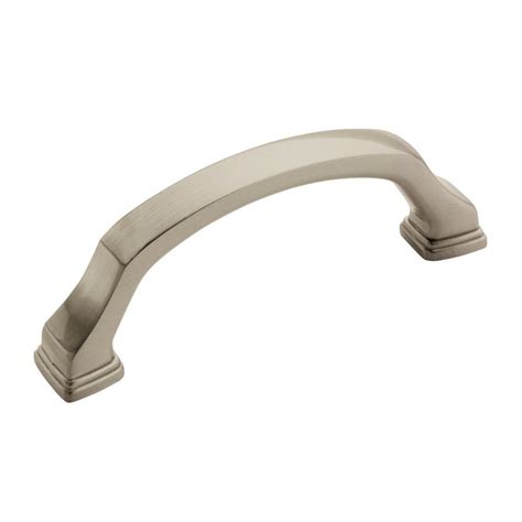 an image of a handle for a cabinet or cupboard door in satin stainless ...