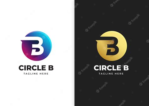 Premium Vector | Letter b logo vector illustration with circle shape design