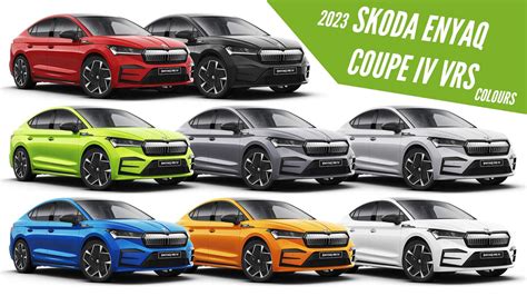 2023 Skoda Enyaq Coupe iV vRS - All Color Options - Images | AUTOBICS