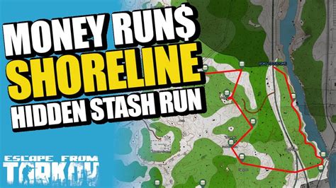 MONEY RUNS | BEST SHORELINE STASH RUN | Safest route with loot pics ...