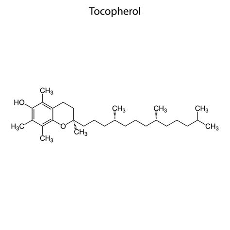 Skeletal formula of molecule. 8053312 Vector Art at Vecteezy