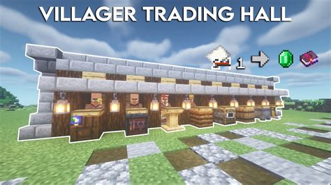 Easy Villager Trading Hall Tutorial in Minecraft 1.20 Unlimited Emerald ...