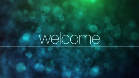 Download Welcome Background With Lights And Bokeh | Wallpapers.com