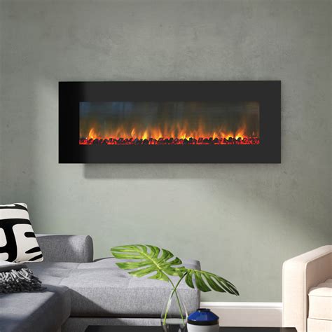 Orren Ellis Quevedo 54'' W Electric Fireplace & Reviews | Wayfair