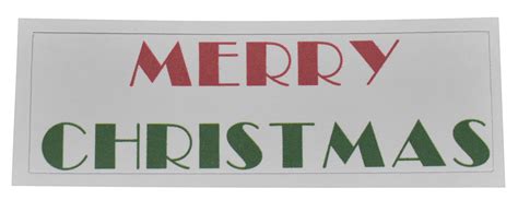 MERRY CHRISTMAS Sticker Car Sticker Bumper Sticker - Etsy