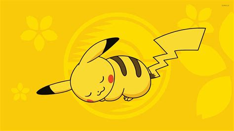 Sleeping Pikachu - Pokemon wallpaper - Game wallpapers - #51480