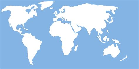 simple world map outline vector fresh world map vector outline free ...