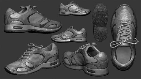 Highpoly Shoe Model - Zbrush Sculpt by vickgaza on DeviantArt