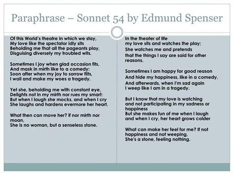 PPT - Paraphrase – Sonnet 30 by W. Shakespeare PowerPoint Presentation ...