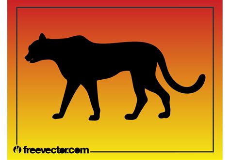 Black Panther Silhouette - Download Free Vector Art, Stock Graphics ...