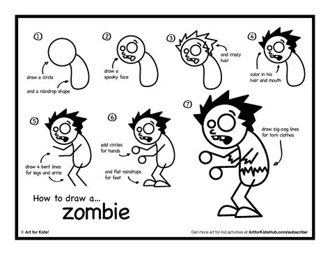 How To Draw A Zombie From Plants vs Zombies | Easy drawings, Drawing ...