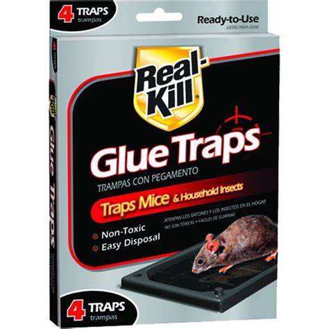 Real-Kill Mouse Glue Traps (4-Pack)-HG-10095-3 - The Home Depot