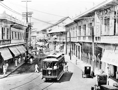 transpress nz: Manila electric trams, Philippines, 1905-1912 period