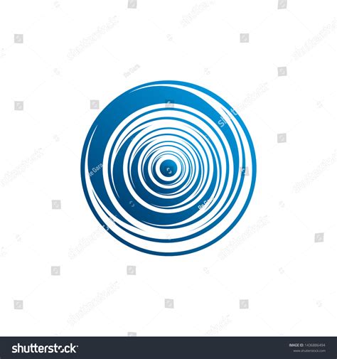 Vortex Icon Symbol Vector Illustration Stock Vector (Royalty Free ...