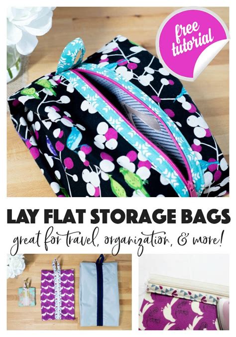 Sew Lay Flat Shoe Storage Bags - great for travel, organization, and more!