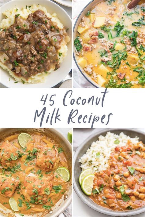 45 Coconut Milk Recipes - 40 Aprons