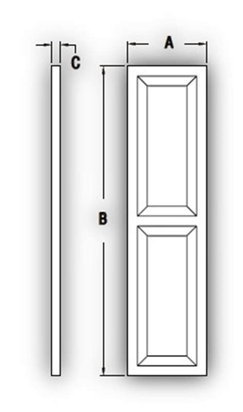 Fypon Polyurethane Raised Panel Shutters from BuyMBS.com