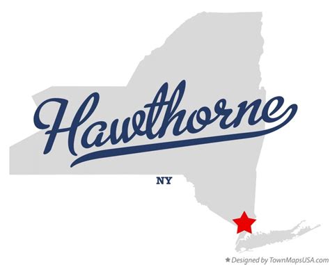 Map of Hawthorne, NY, New York