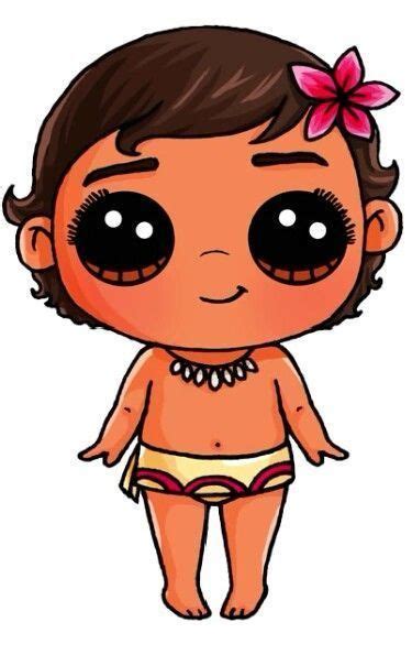 Baby Moana | Cute Kawaii Drawings, Kawaii Girl Drawings 432 | Cute ...