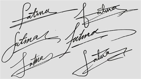 ️ Signatures F | Sign F Alphabet | Customer Signature F | Letter F Sign ...