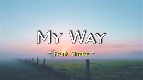 My Way - KARAOKE VERSION - as popularized by Frank Sinatra Chords ...