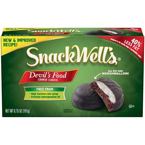 SnackWell's® Devil's Food Cookie Cakes 6.75 oz. Box - Walmart.com